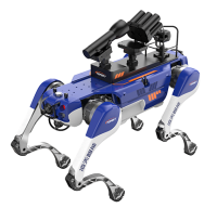 反恐防暴四足機(jī)器狗（第5代，自組網(wǎng)+集成一體式遙控器+雙光三軸增穩(wěn)云臺(tái)+38mm六連發(fā)射器+捕捉網(wǎng)發(fā)射器）